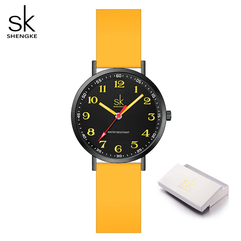 Sport Loop Strap - SHENGKE 여성 패션 실리콘 스트랩 시계