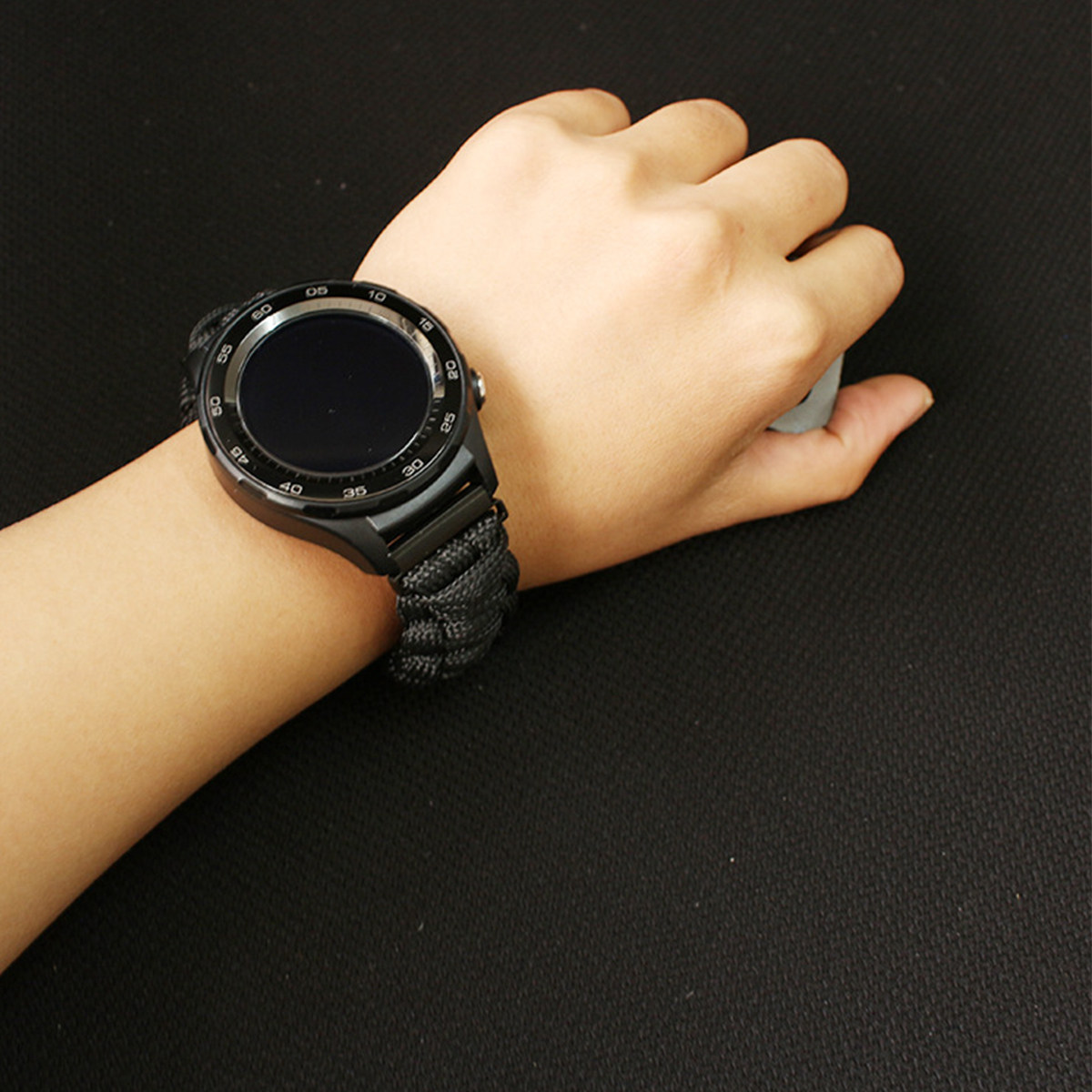 Silicone Band Replacement - 4개 스테인리스 스틸 밴드 커넥터 스마트