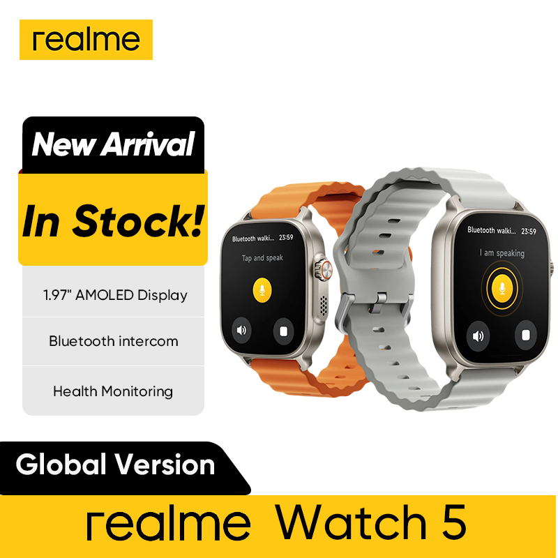 Smartwatch X2 - 글로벌 버전 리얼미 워치 5 1.97인치
