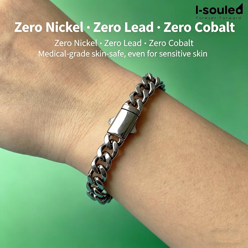 7mm 솔리드 티타늄 팔찌, 가벼운 무게, 알레르기 방 - Ceramic Link Bracelet 리뷰 및 가격