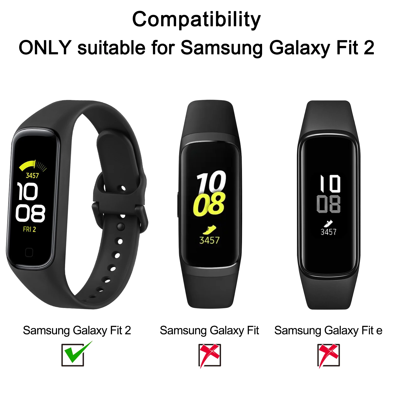삼성 갤럭시 맞는 2 밴드 팔찌 교체 팔찌에 대한 부드 - Silicone Band Replacement 리뷰 및 가격