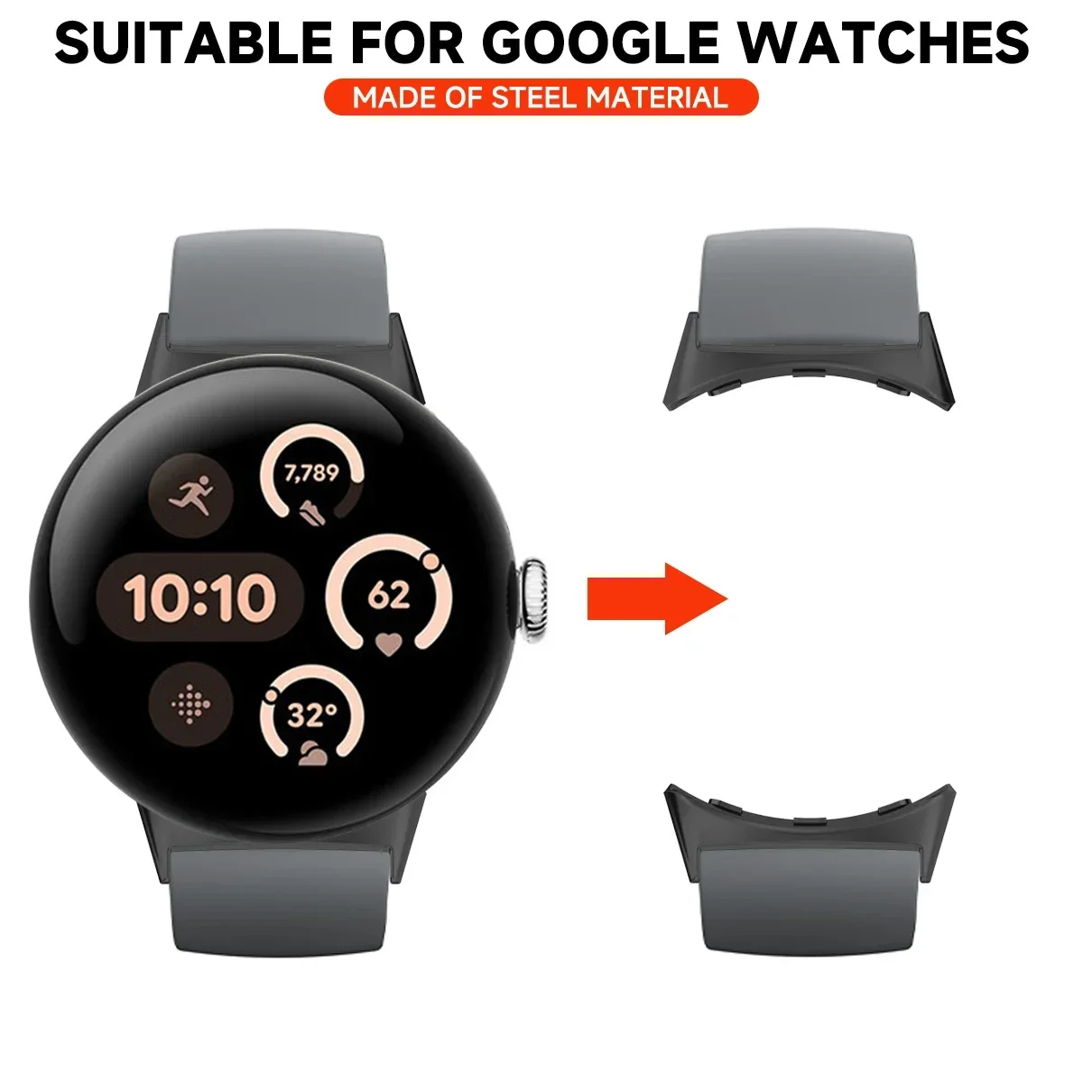 시계 스트랩 커넥터 어댑터, 구글 픽셀 워치 3, 41 - Smartwatch Straps & Accessories 리뷰 및 가격