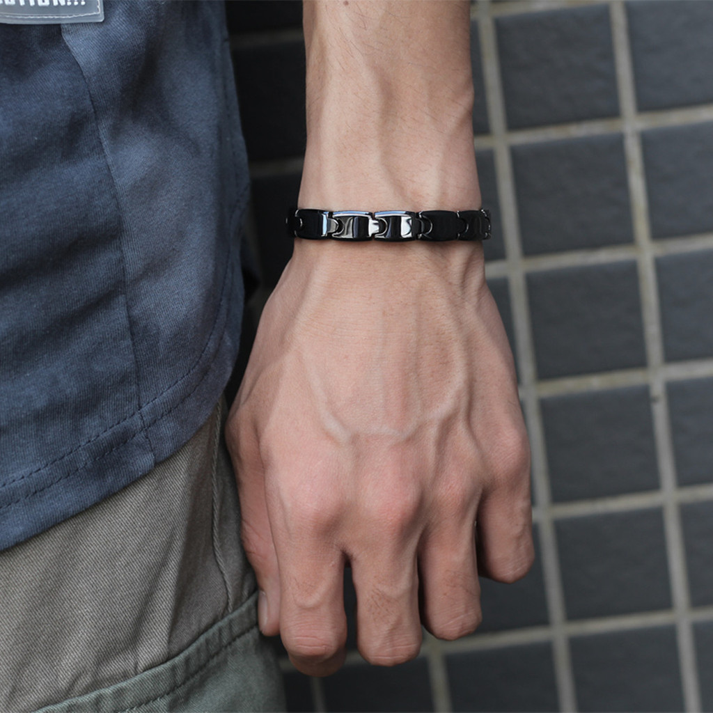 아라두 프리미엄 세라믹 헤마타이트 자석 팔찌 주얼리 선 - Ceramic Link Bracelet 리뷰 및 가격