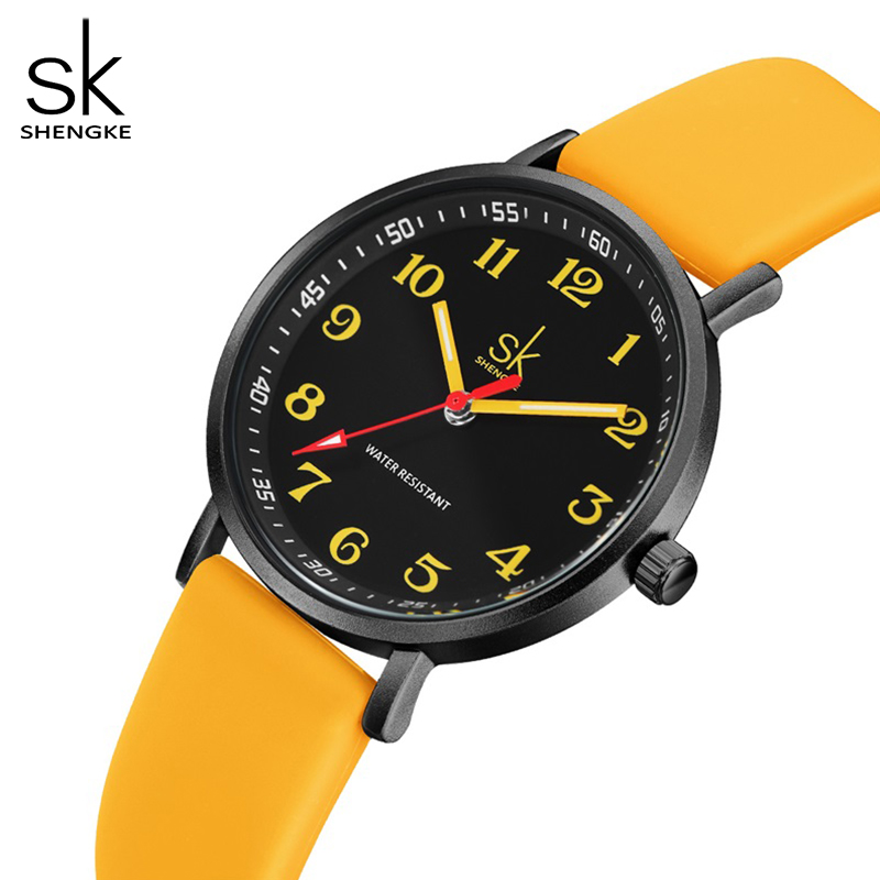 SHENGKE 여성 패션 실리콘 스트랩 시계 여성을위한 - Sport Loop Strap 리뷰 및 가격