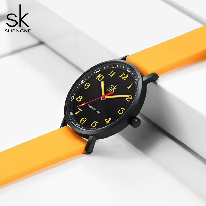 SHENGKE 여성 패션 실리콘 스트랩 시계 여성을위한 - Sport Loop Strap 리뷰 및 가격