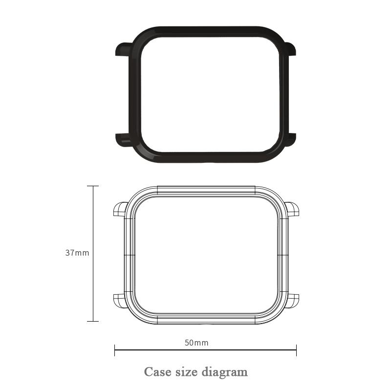 For Amazfit Bip 밴드 팔찌용 케이스 커버  - Silicone Band Replacement 리뷰 및 가격