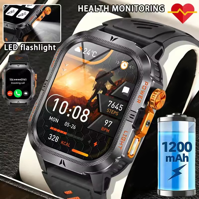 2026년형 러기드 밀리터리 스마트워치 남성용 1200 - Smartwatch M Active 리뷰 및 가격