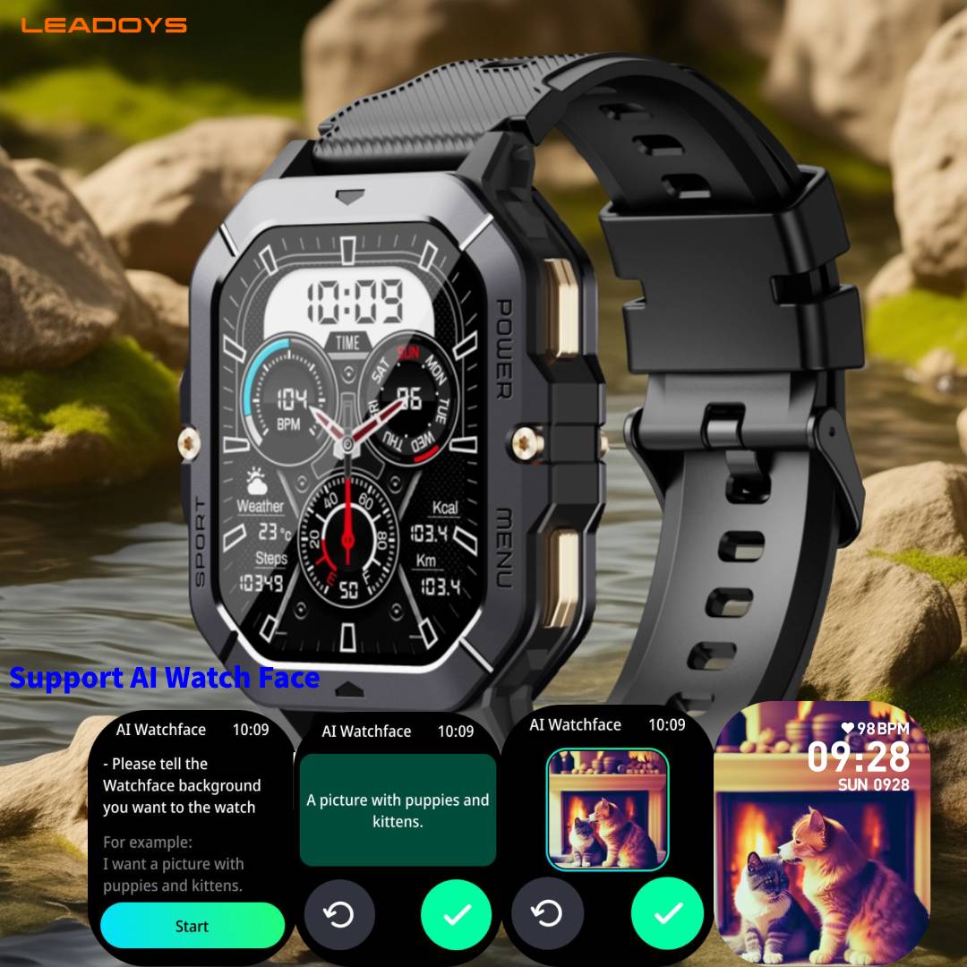 레아도이즈 C28 스마트워치, 2.02인치 풀 터치 피 - Smartwatch Custom 리뷰 및 가격