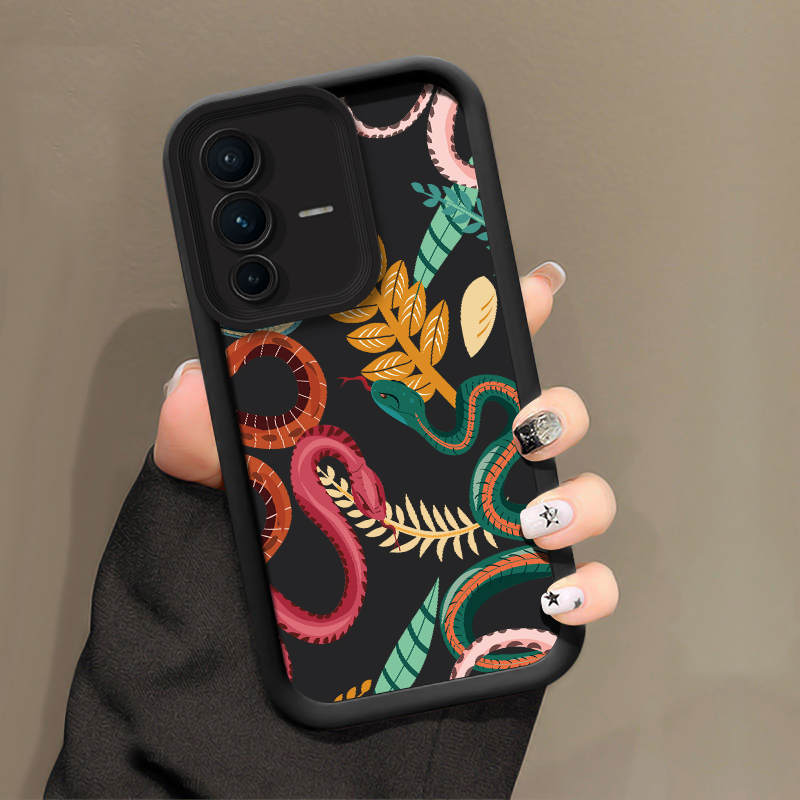 럭셔리 뱀피 무늬 폰 케이스 (비보 V70 FE V60 - Vivo V40 리뷰 및 가격