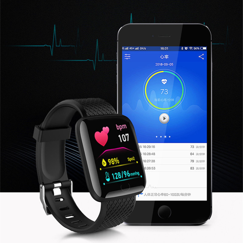 116plus 스마트 시계 남자와 여자 전체 터치 스크 - Smartwatch Instagram 리뷰 및 가격