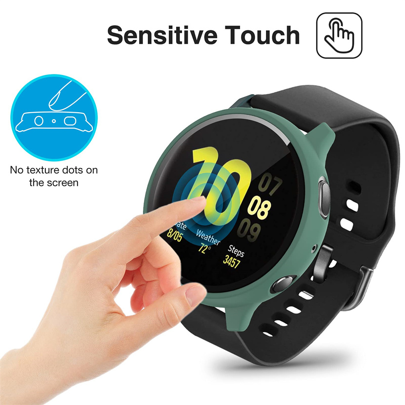 삼성 갤럭시 시계 활성 2에 대한 강화 유리 케이스 4 - Garmin Smartwatch Accessories 리뷰 및 가격