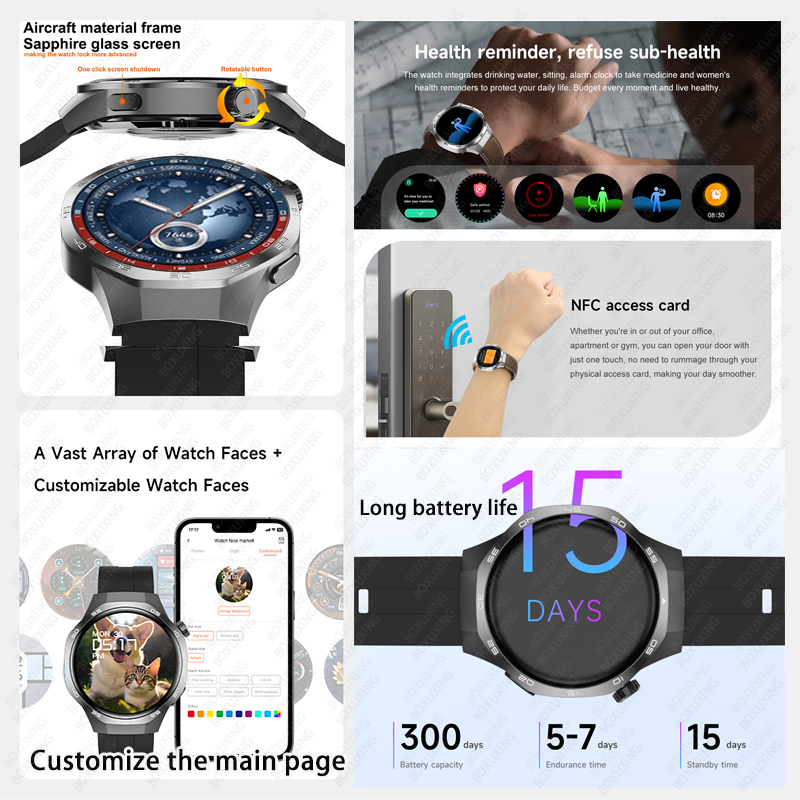2026 신형 BOXUXING 워치 5 MAX 스마트워 - Smartwatch Instagram 리뷰 및 가격