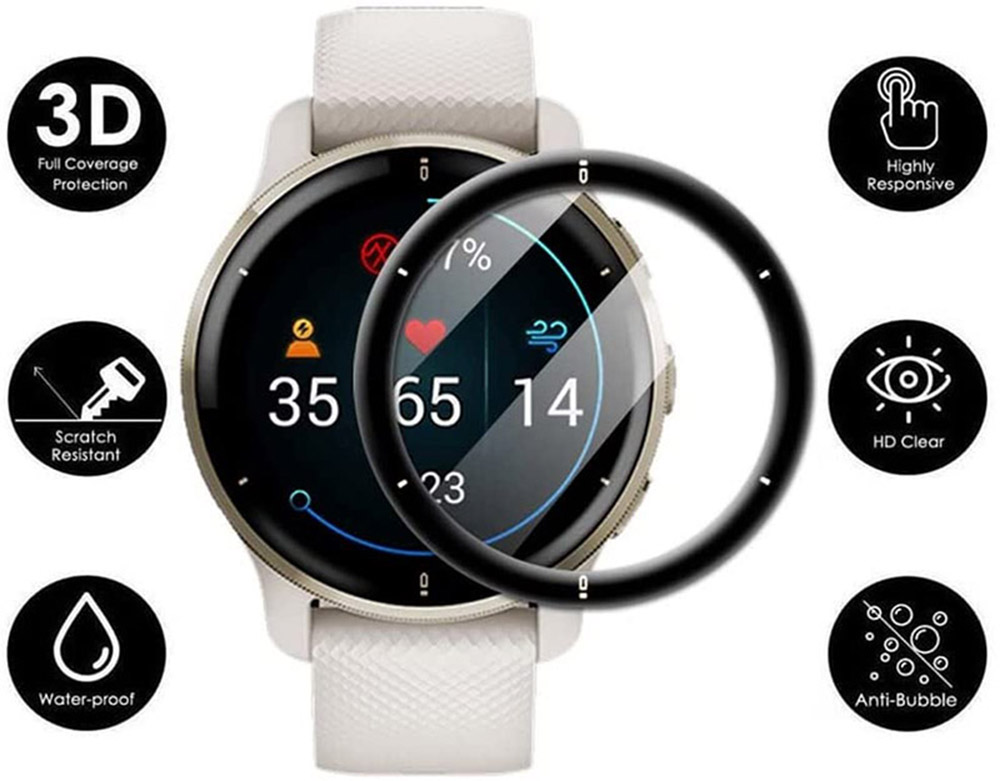 Garmin Venu 2 Plus 전체 화면 보호 필름 - Garmin Smartwatch Accessories 리뷰 및 가격