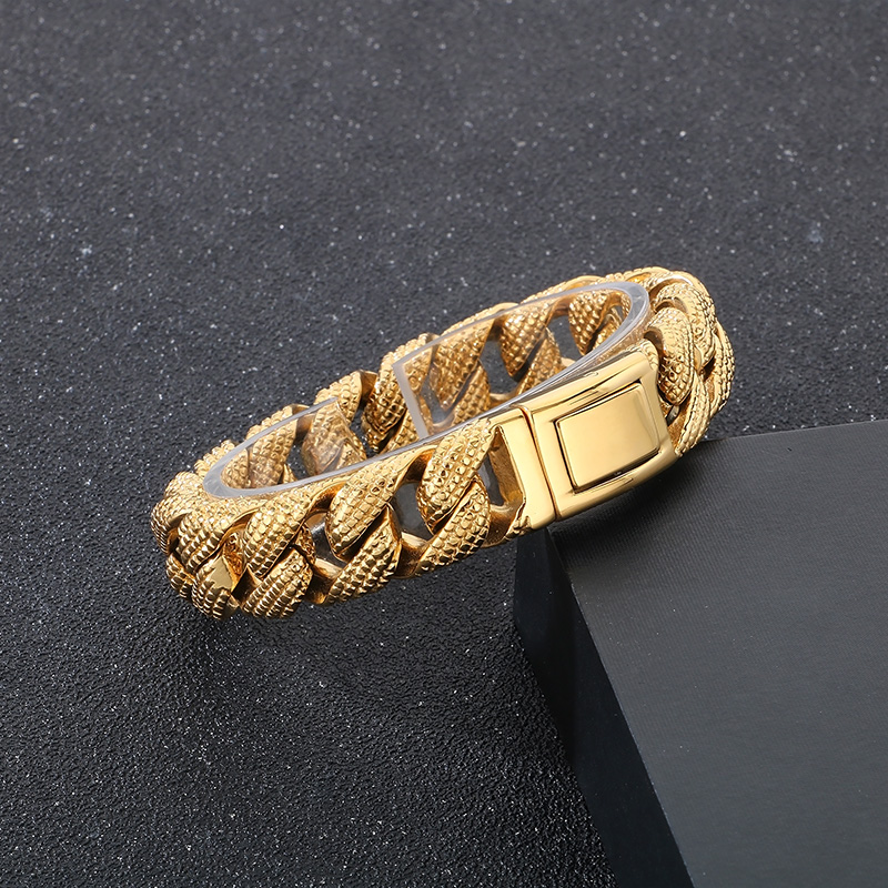 Kalen 19-21cm 긴 스테인레스 스틸 남자 팔찌 - Ceramic Link Bracelet 리뷰 및 가격