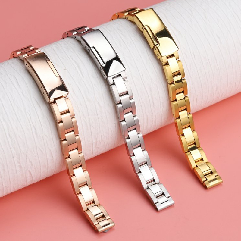 여성용 금속 스틸 시계 팔찌, 작은 다이얼 8 10 1 - Ceramic Link Bracelet 리뷰 및 가격
