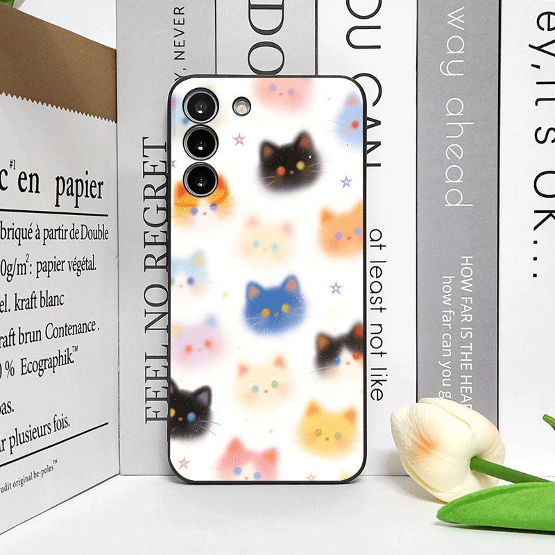 재미있는 그래피티 화려한 고양이 머리 프린트 휴대폰 케 - Huawei Mate 60 리뷰 및 가격
